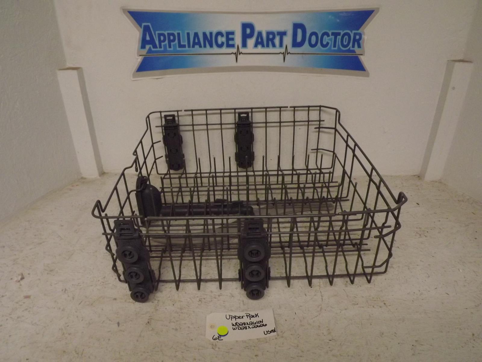 GE Dishwasher WD28X26104 WD28X22626 Upper Rack Used GE Dishwasher WD28X26104 WD28X22626 Upper Rack Used